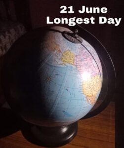 21ST JUNE - LONGEAT DAY AND SHORTEST NIGHT IN N.HEMISPHERE- पृथ्वी की गतियां