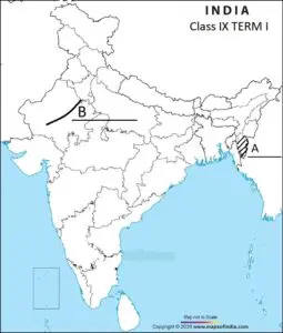 Class 9 Term I Geography SQP (Sample Question Paper) 2021-22 Class 9 Term I Geography SQP (Map Based Questions 2021-22