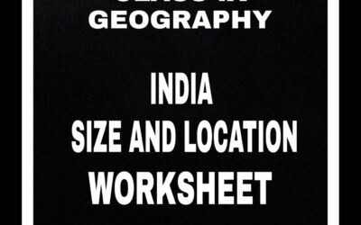 CBSE Class 9 Geography India – Size and Location Worksheet For Group Activity