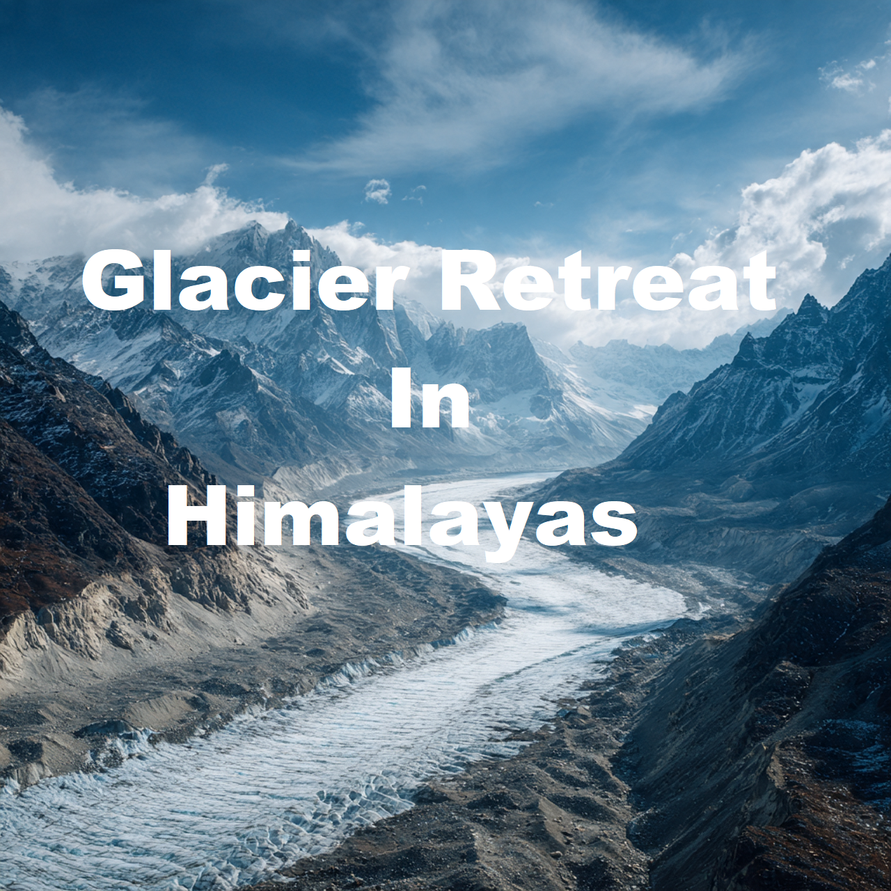 Glacier Retreat in Himalayas